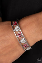 Load image into Gallery viewer, Paparazzi Decadent Devotion Red Cuff Bracelet
