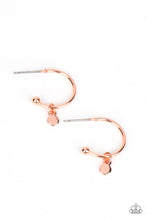 Load image into Gallery viewer, Paparazzi Modern Model Copper Hoop Earring
