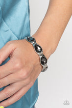 Load image into Gallery viewer, Paparazzi Formal Fanfare Silver Bracelet
