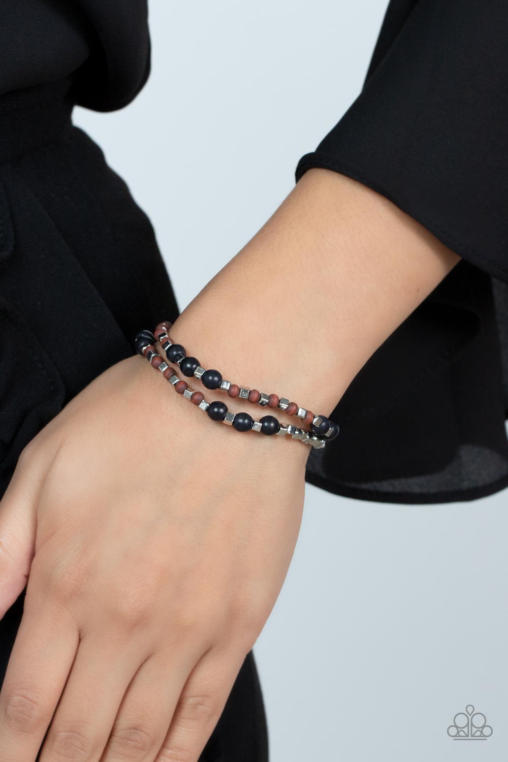 Paparazzi Backcountry Beauty Black Bracelet