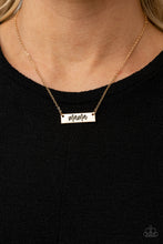 Load image into Gallery viewer, Paparazzi Blessed Mama Gold Necklace
