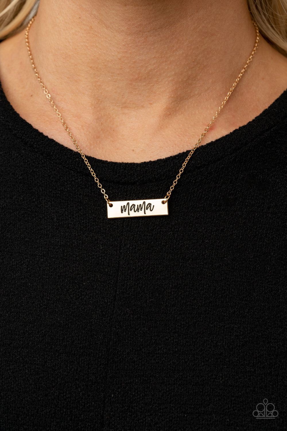 Paparazzi Blessed Mama Gold Necklace