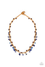 Load image into Gallery viewer, Paparazzi Canyon Voyage Blue Urban Necklace
