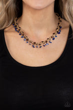 Load image into Gallery viewer, Paparazzi Canyon Voyage Blue Urban Necklace
