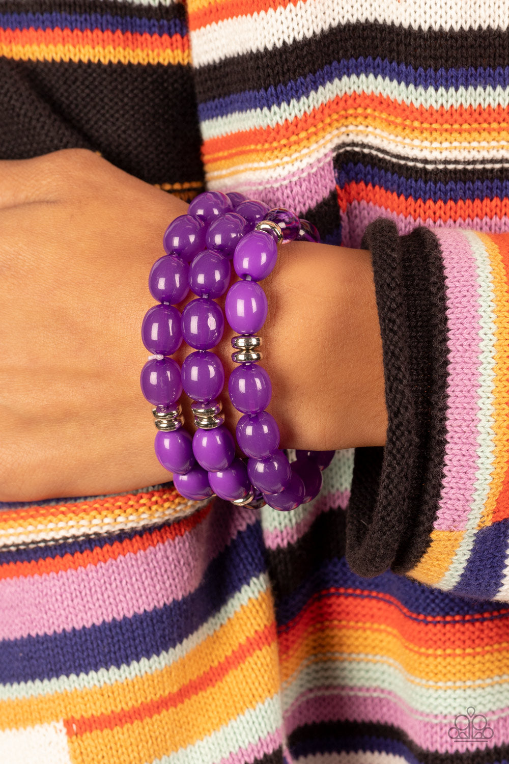 Paparazzi Coastal Coastin' Purple Bracelet