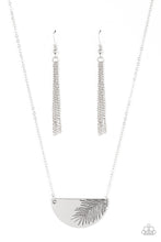 Load image into Gallery viewer, Paparazzi Cool, Palm, and Collected Silver Necklace
