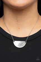 Load image into Gallery viewer, Paparazzi Cool, Palm, and Collected Silver Necklace
