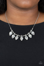 Load image into Gallery viewer, Paparazzi Crown Jewel Couture White Necklace
