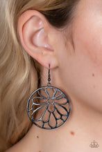 Load image into Gallery viewer, Paparazzi Glowing Glades Black Earring
