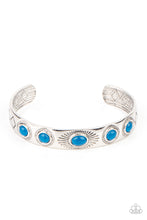 Load image into Gallery viewer, Paparazzi Heavenly Horizons Blue Cuff Bracelet
