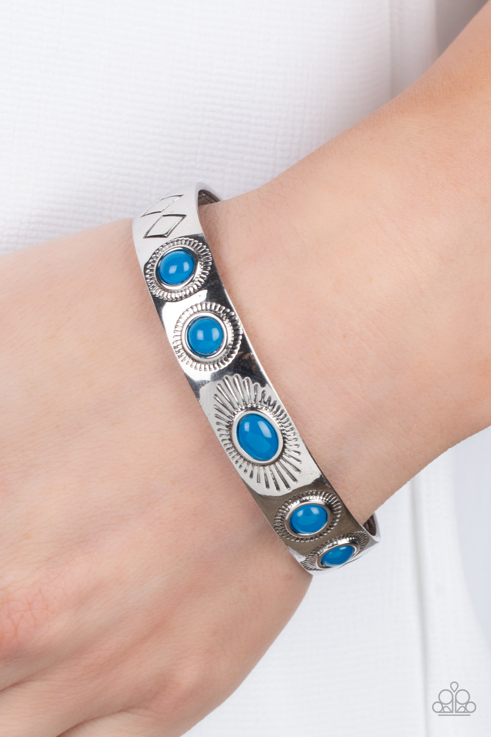 Paparazzi Heavenly Horizons Blue Cuff Bracelet