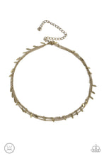 Load image into Gallery viewer, Paparazzi Monochromatic Magic Brass Choker Necklace
