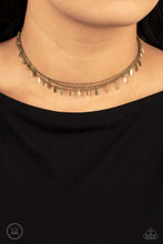 Load image into Gallery viewer, Paparazzi Monochromatic Magic Brass Choker Necklace
