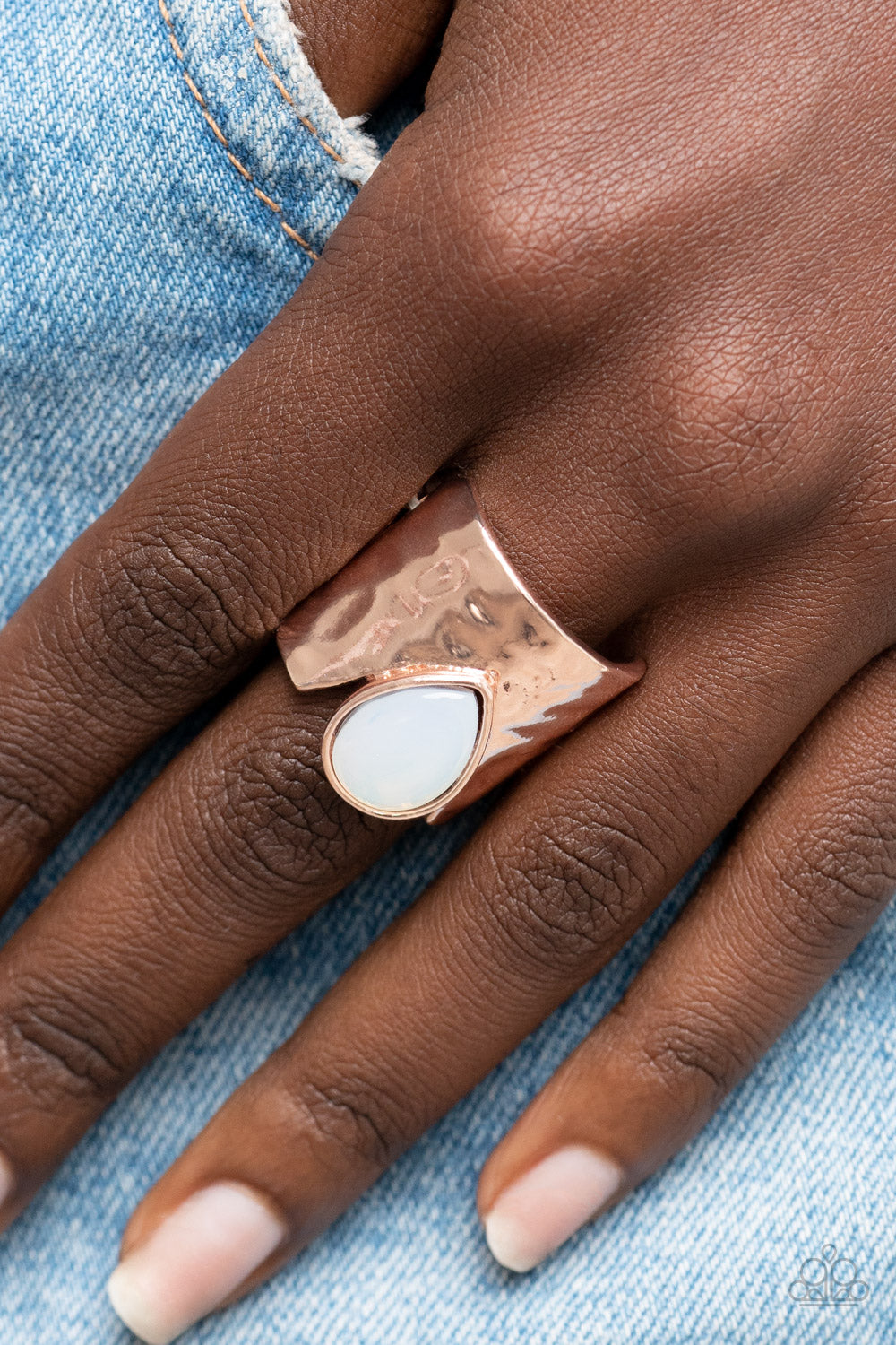 Paparazzi Optimistically Oracle Rose Gold Ring