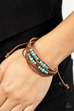 Load image into Gallery viewer, Paparazzi Quaintly Quarry Blue Bracelet
