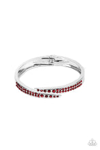 Load image into Gallery viewer, Paparazzi Sideswiping Shimmer Red Bracelet
