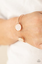 Load image into Gallery viewer, Paparazzi Space Oracle Rose Gold Cuff Bracelet
