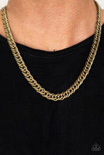 Load image into Gallery viewer, Paparazzi Winner&#39;s Circle Brass Urban Necklace
