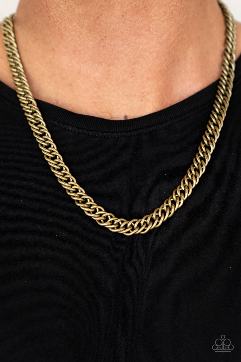 Paparazzi Winner's Circle Brass Urban Necklace